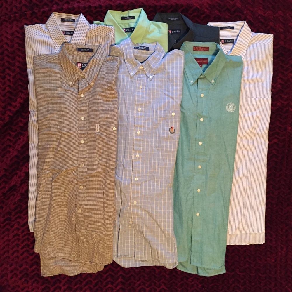 Reseller Mystery Box Lot of 7 Chaps Men’s Shirts